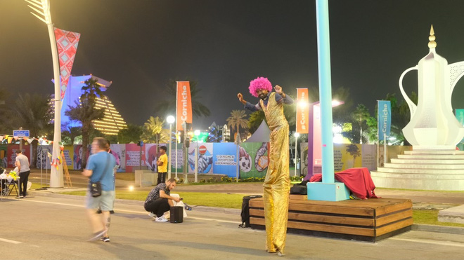 Đêm Ả Rập lung linh trong những ngày cuối cùng World Cup 2022