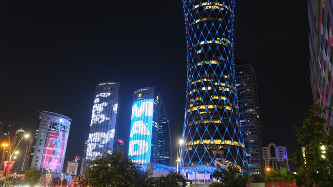 Đêm Ả Rập lung linh trong những ngày cuối cùng World Cup 2022