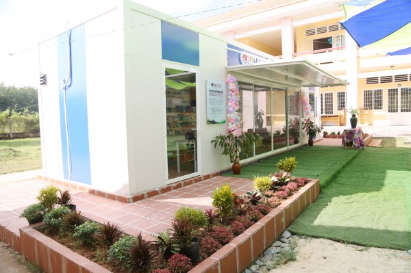Độc đáo thư viện container cho học sinh ở vùng biên giới Tây Ninh Độc đáo thư viện container cho học sinh ở vùng biên giới Tây Ninh