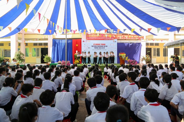 Độc đáo thư viện container cho học sinh ở vùng biên giới Tây Ninh Độc đáo thư viện container cho học sinh ở vùng biên giới Tây Ninh