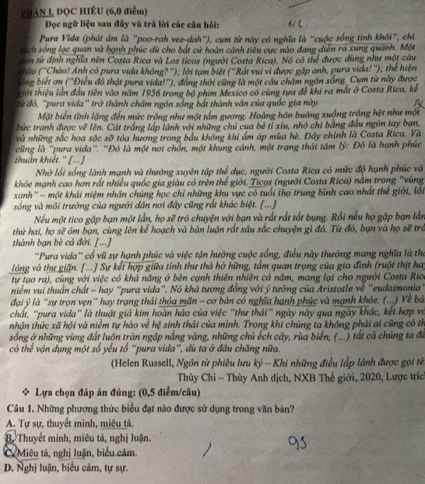 Đừng biến đề kiểm tra môn văn thành cơn ác mộng với học sinh Đừng biến đề kiểm tra môn văn thành cơn ác mộng với học sinh