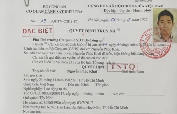 Đường dây đánh bạc hơn 30.000 tỉ đồng: Truy nã toàn quốc hai nghi can cầm đầu