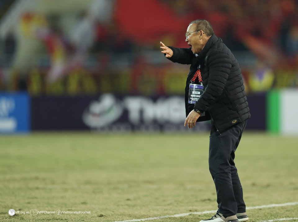 HLV Park Hang Seo hài lòng vì các học trò hoàn thành mục tiêu giành chiến thắng trước Malaysia