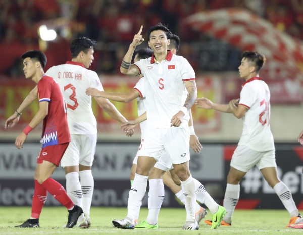 Kết quả tuyển Lào 0-6 tuyển Việt Nam, AFF Cup 2022: Cữ dượt nhẹ nhàng