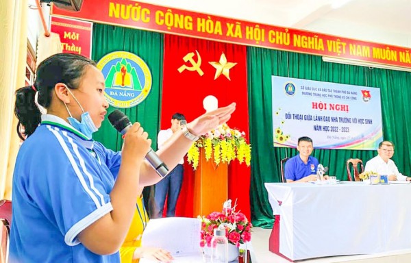Lắng nghe học sinh nói để xây dựng môi trường học đường thân thiện