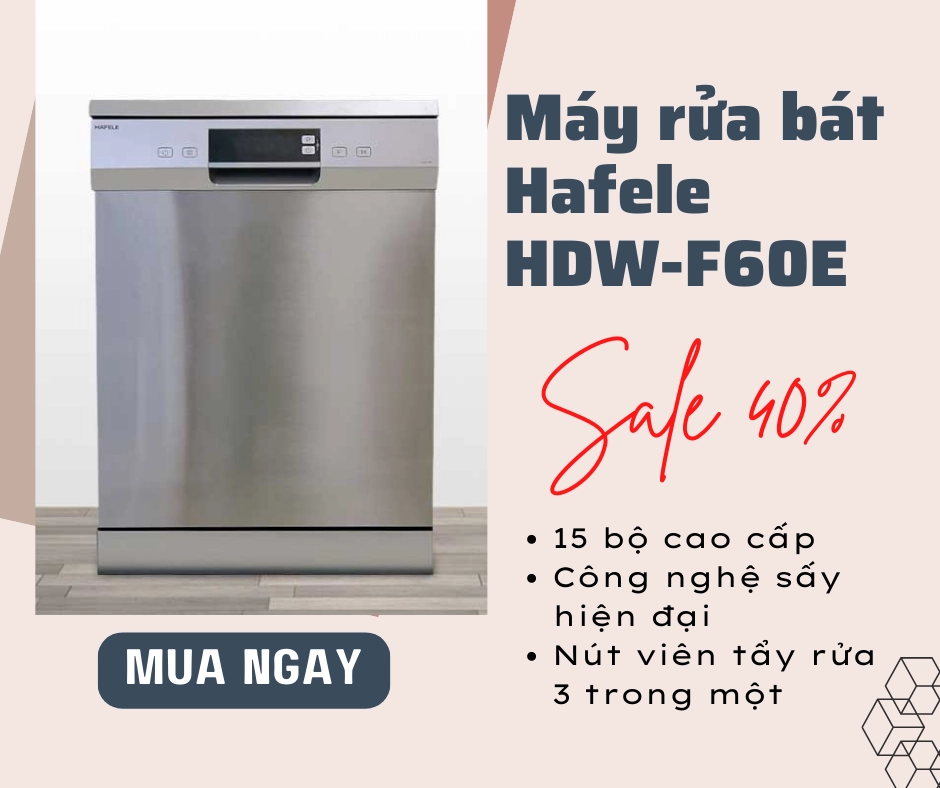 Loạt máy rửa bát chính hãng đang có mức giá tốt để bạn lựa chọn