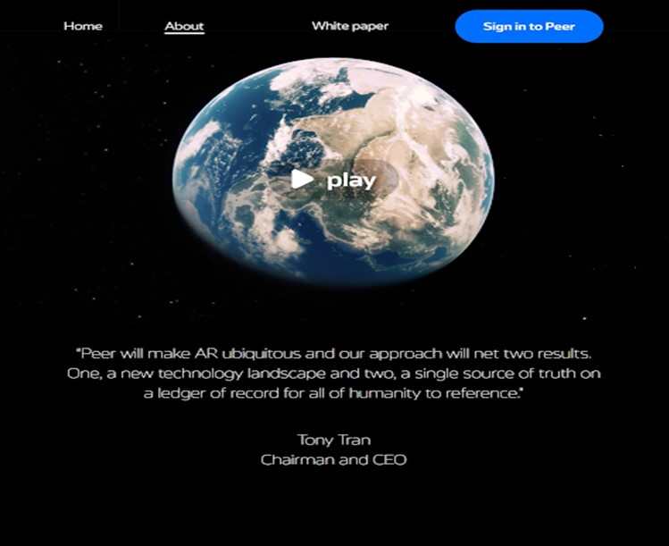 Peer – Nhân tố tiềm năng trên đường đua web 3.0