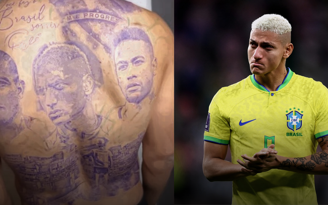 Sao Brazil khoe hình xăm thể hiện quyết tâm "soán ngôi" Neymar