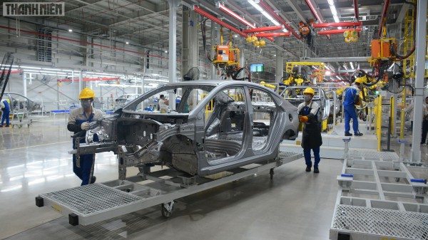 Soi quá trình lắp ráp Hyundai Elantra 2023 tại Việt Nam