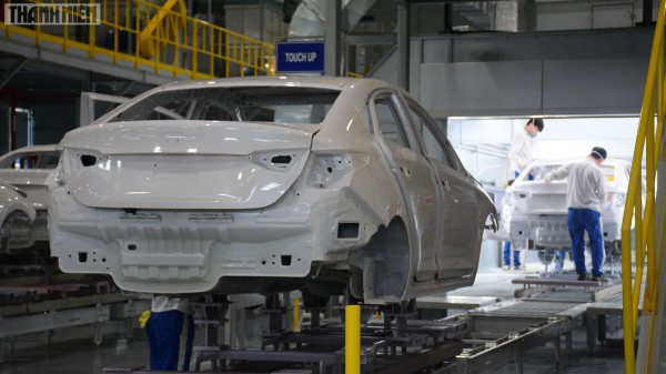 Soi quá trình lắp ráp Hyundai Elantra 2023 tại Việt Nam