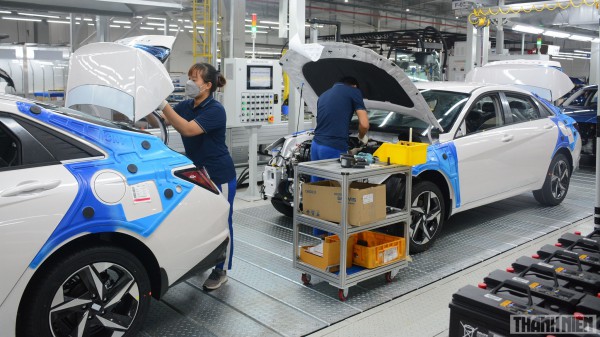 Soi quá trình lắp ráp Hyundai Elantra 2023 tại Việt Nam