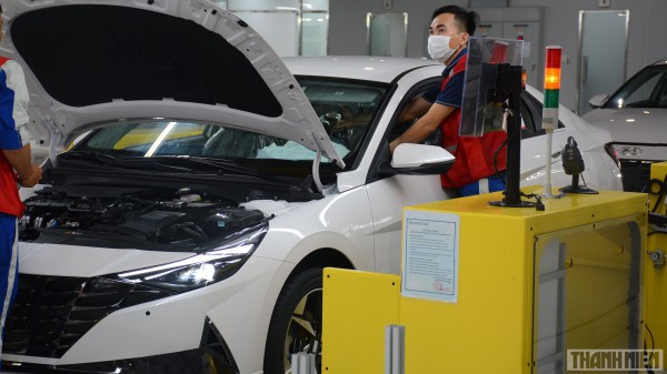 Soi quá trình lắp ráp Hyundai Elantra 2023 tại Việt Nam