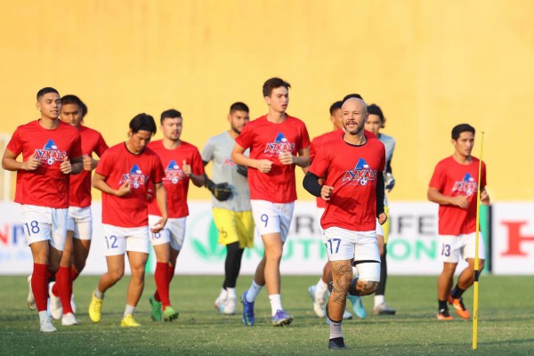 Thời tiết Hà Nội giá lạnh không làm khó đội Philippines trước ngày đấu tuyển Việt Nam