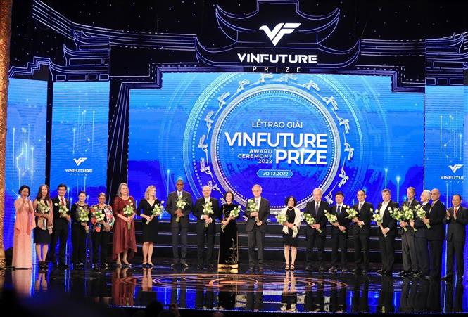 Toàn cảnh lễ trao giải VinFuture 2022