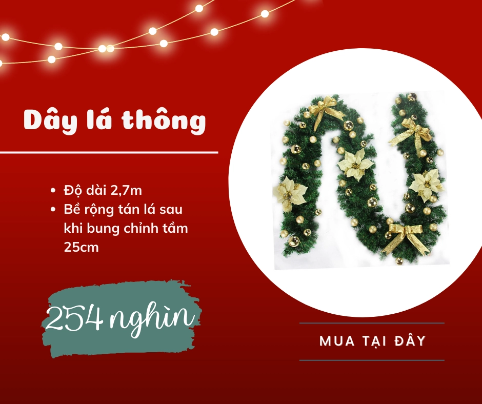 Trang trí phòng khách đón Noel với chi phí chưa đến 2 triệu đồng