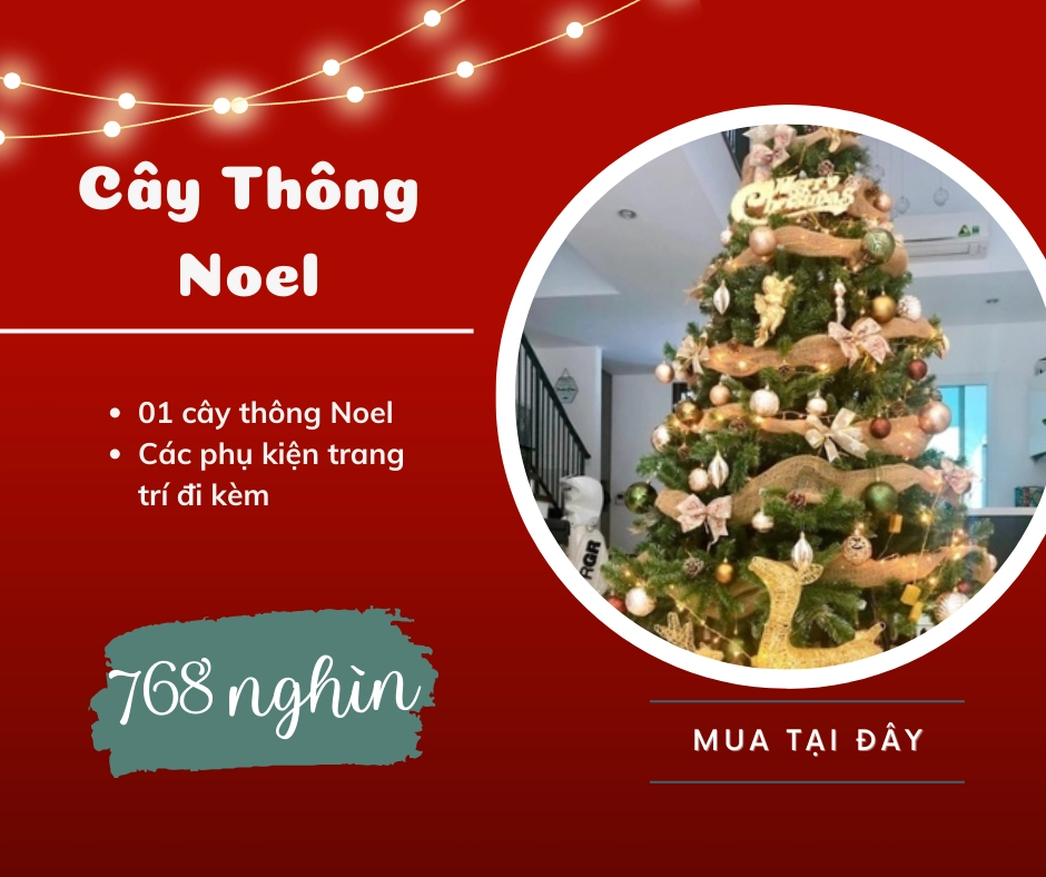 Trang trí phòng khách đón Noel với chi phí chưa đến 2 triệu đồng