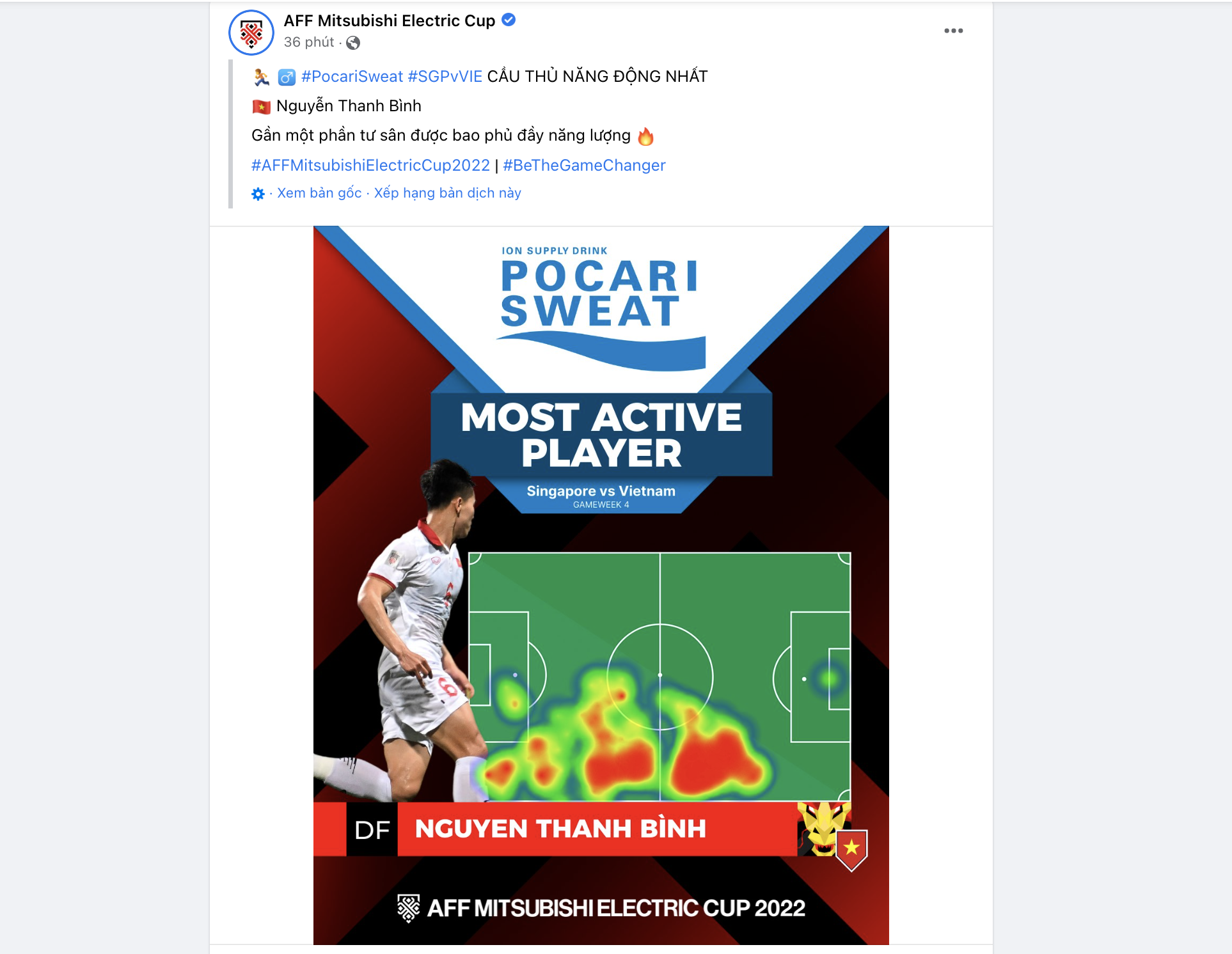 Tuyển Việt Nam: Nguyễn Thanh Bình nhận phần thưởng bất ngờ từ BTC AFF Cup 2022