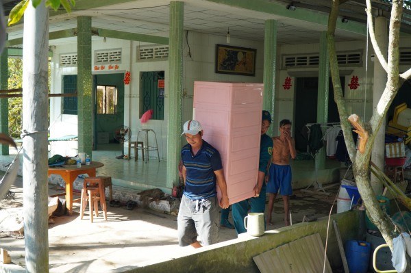 Vụ sạt lở cù lao Minh: 13 nhà, 15 ha đất rơi xuống sông Cổ Chiên