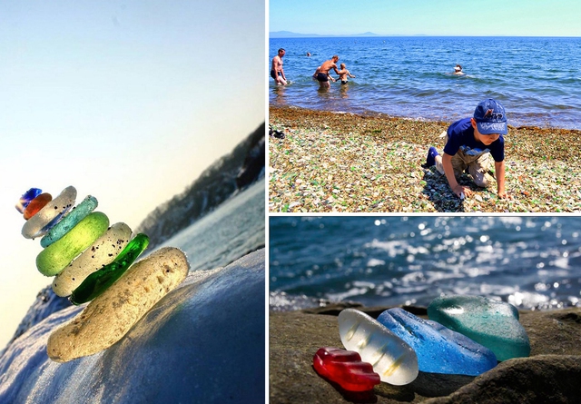 Bãi biển thủy tinh ở Nga hấp dẫn du khách với vẻ đẹp diệu kỳ - Ảnh 5.