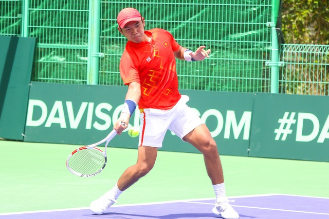 Khởi tranh vòng Play-off Davis Cup nhóm II thế giới giữa đội tuyển Quần vợt Việt Nam và Indonesia - Ảnh 2. Khởi tranh vòng Play-off Davis Cup nhóm II thế giới giữa đội tuyển Quần vợt Việt Nam và Indonesia - Ảnh 2.