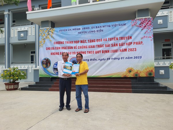 Bà Rịa - Vũng Tàu: Họp mặt ngư dân đầu năm, tuyên truyền về chống khai thác hải sản bất hợp pháp