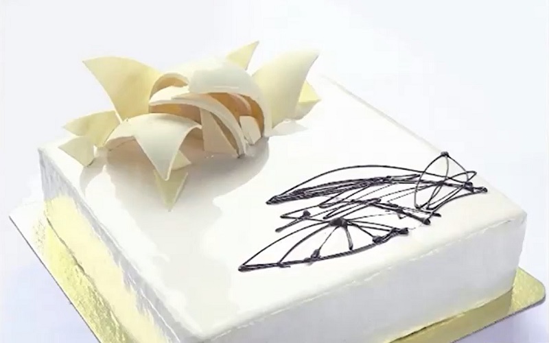 Bánh mô phỏng công trình kiến trúc