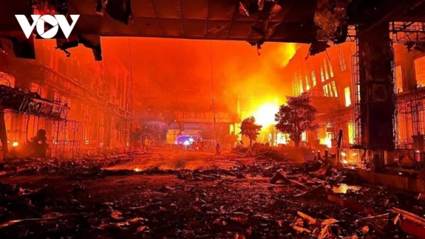 Cháy dữ dội tại khu ổ chuột ở Seoul (Hàn Quốc)