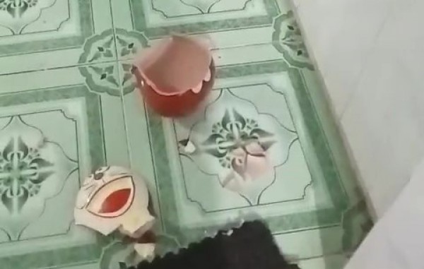 Chở con đi hớt tóc về phát hiện tài sản bị trộm, heo đất bị đập vỡ Chở con đi hớt tóc về phát hiện tài sản bị trộm, heo đất bị đập vỡ