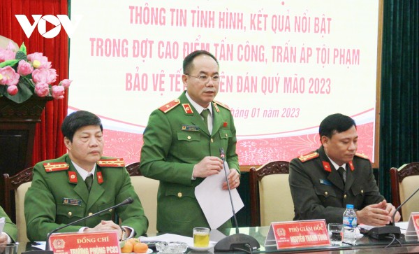 Công an Hà Nội quyết tâm cao nhất để nhân dân đón Tết Quý Mão bình yên