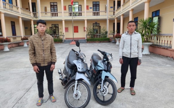 Dàn cảnh cướp xe máy, 2 nghi phạm bị bắt sau 48 giờ