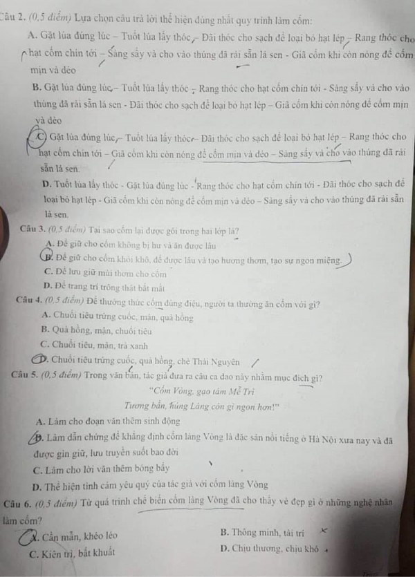 Đề ngữ văn dài 4 trang, phụ huynh học sinh lo lắng, nhà trường nói gì?