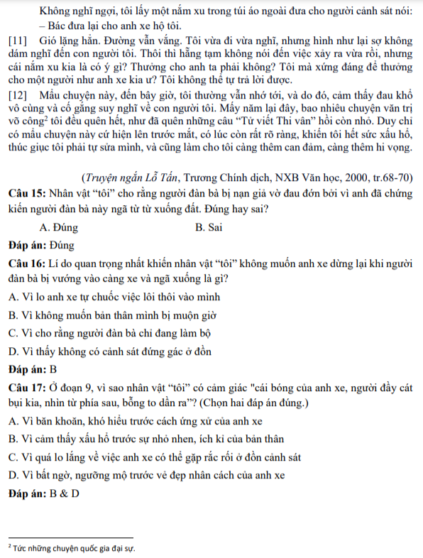 Đề thi đánh giá tư duy: Môn toán nhấn mạnh khả năng nhớ công thức phức tạp