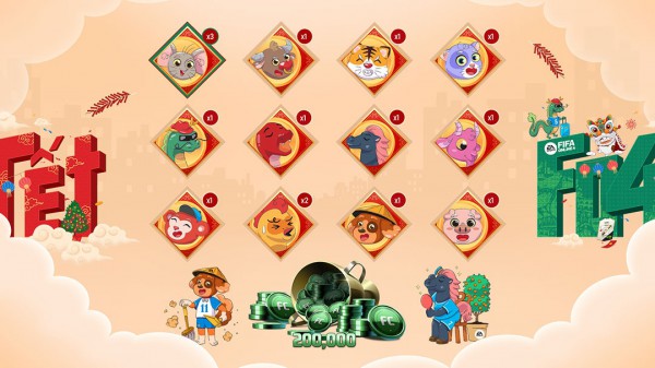 FIFA Online 4 tặng 200.000 FC lì xì tại siêu sự kiện Tết Quý Mão 2023