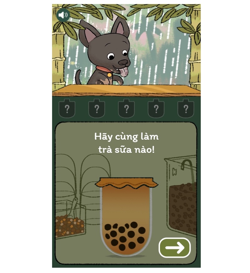 Google cập nhật Doodle tôn vinh trà sữa trân châu