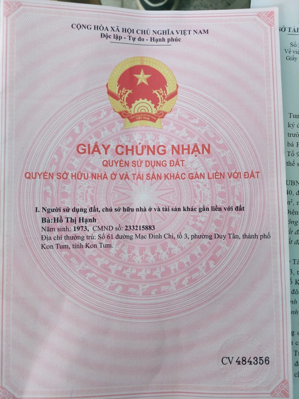 Kon Tum: Lại phát hiện sổ đỏ giả