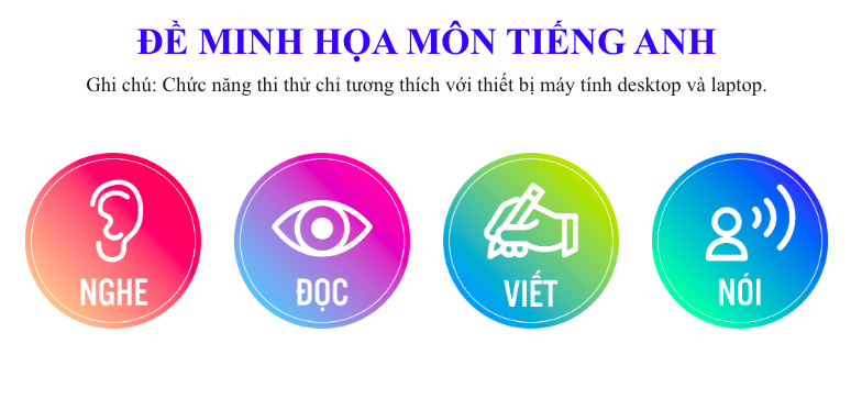 Lưu ý đặc biệt về đề minh họa kỳ thi đánh giá năng lực chuyên biệt 2023