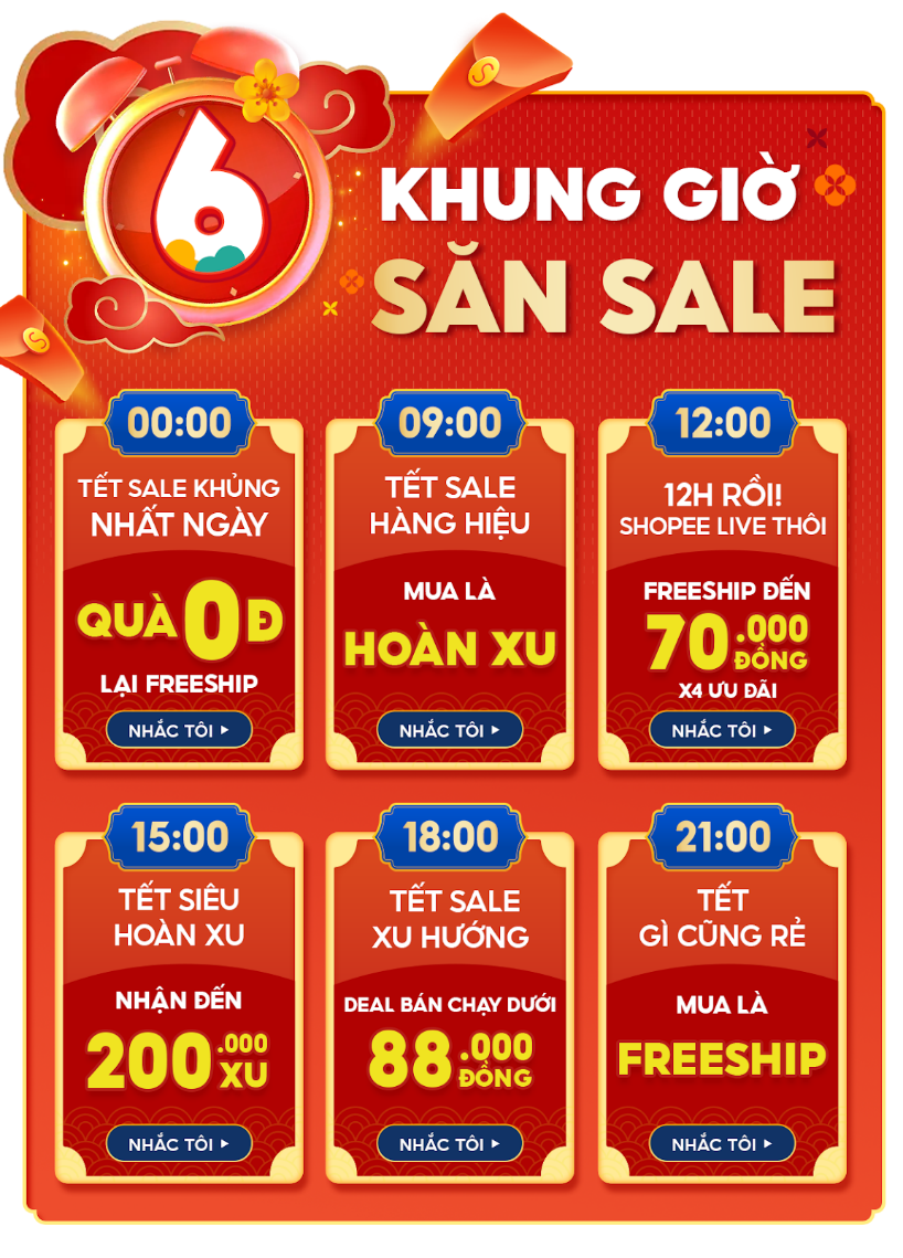 Săn deal rước lộc với 8 ưu đãi độc quyền tại Shopee 5.1 Tết Sale