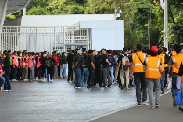 Sân Gelora Bung Karno rầm rộ triển khai an ninh bảo vệ tuyển Việt Nam