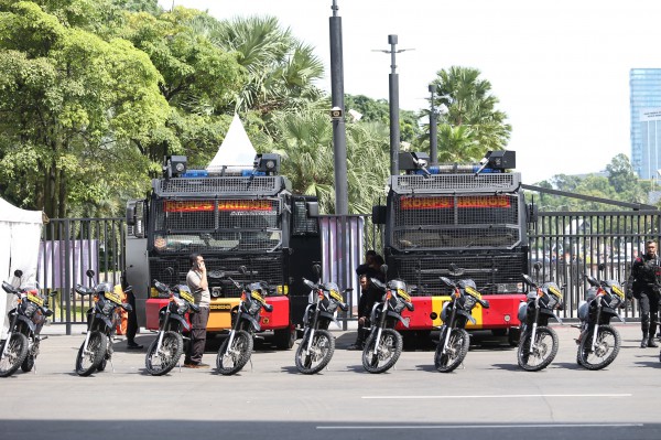 Sân Gelora Bung Karno rầm rộ triển khai an ninh bảo vệ tuyển Việt Nam