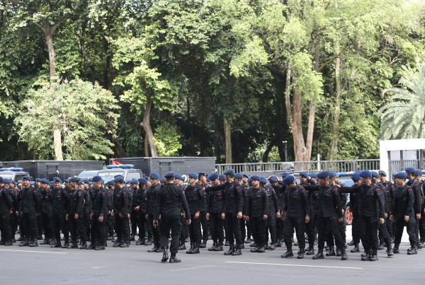 Sân Gelora Bung Karno rầm rộ triển khai an ninh bảo vệ tuyển Việt Nam
