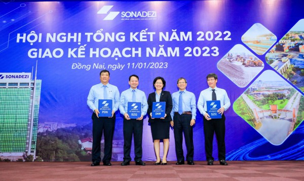 Sonadezi ghi nhận doanh thu kỷ lục, đặt mục tiêu phát triển an toàn trong năm 2023 Sonadezi ghi nhận doanh thu kỷ lục, đặt mục tiêu phát triển an toàn trong năm 2023