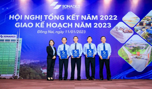 Sonadezi ghi nhận doanh thu kỷ lục, đặt mục tiêu phát triển an toàn trong năm 2023 Sonadezi ghi nhận doanh thu kỷ lục, đặt mục tiêu phát triển an toàn trong năm 2023