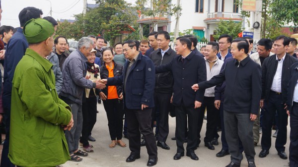 Thủ tướng kiểm tra tiến độ thi công cao tốc bắc - nam, đoạn qua Thanh Hóa