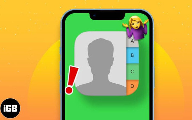 Vì sao iPhone của bạn bị mất danh bạ?