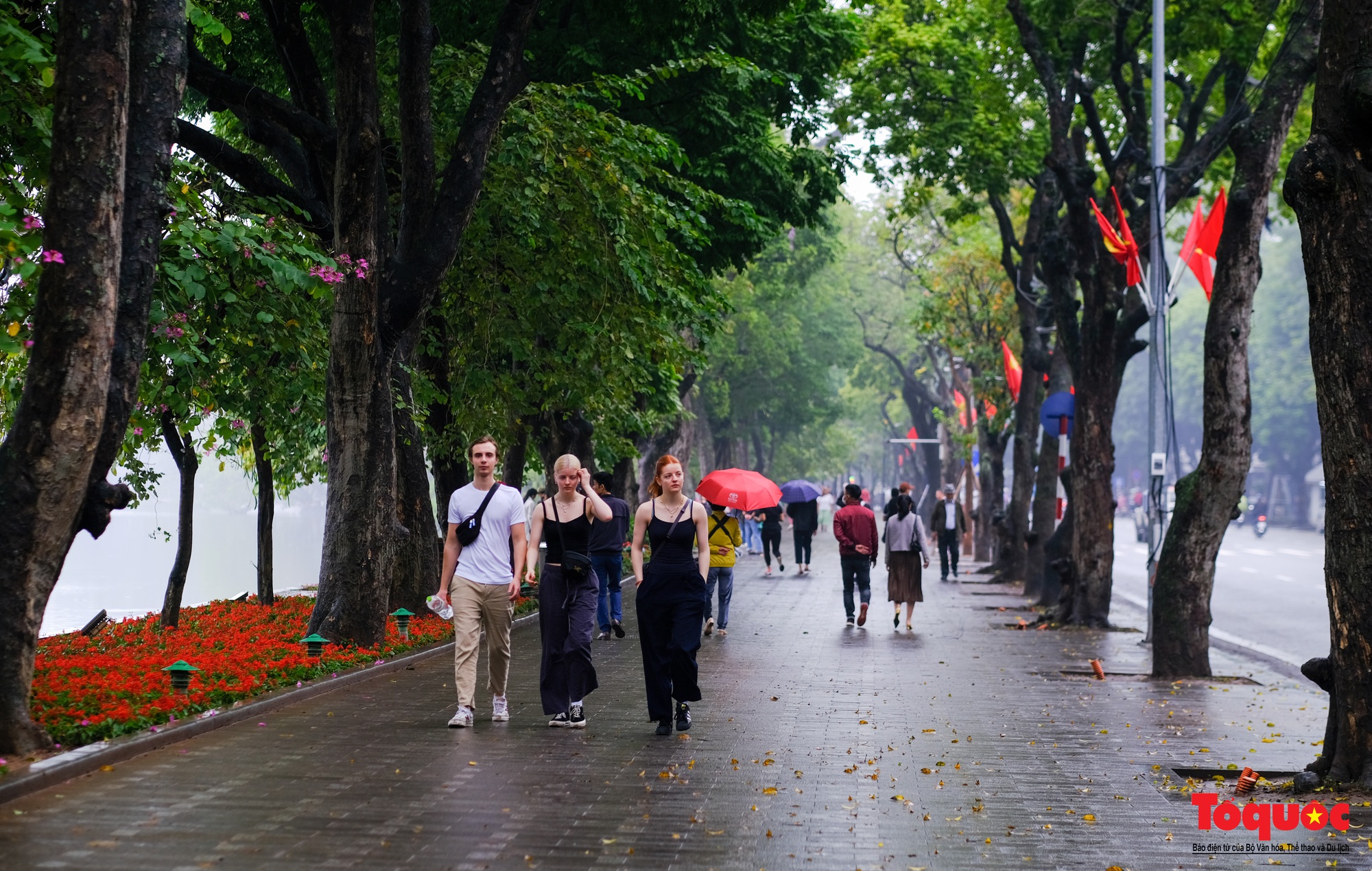 Hồ Gươm mờ ảo cổ kính, quyến rũ khi sương mù bao phủ - Ảnh 13.