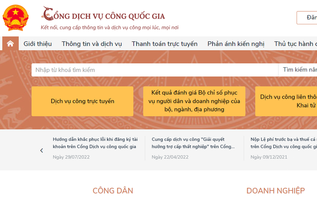 Cách đăng ký thường trú và tạm trú trực tuyến