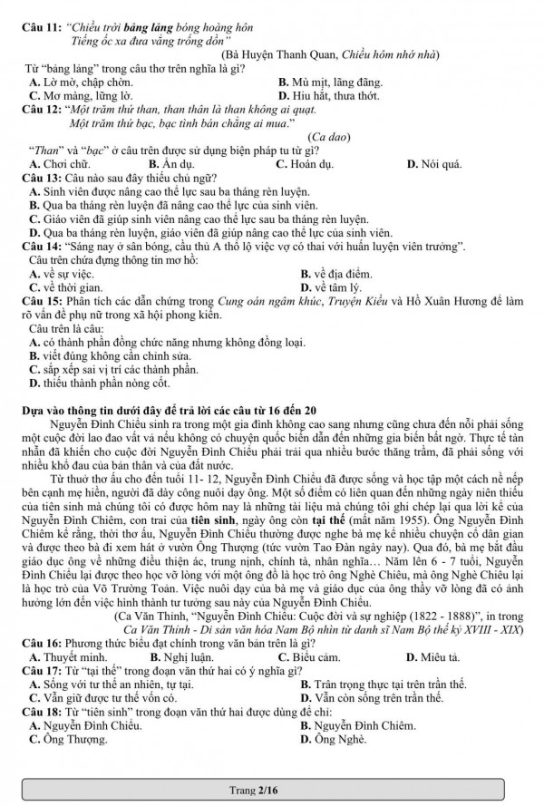 Có gì mới trong đề thi mẫu đánh giá năng lực ĐH Quốc gia TP.HCM 2023?