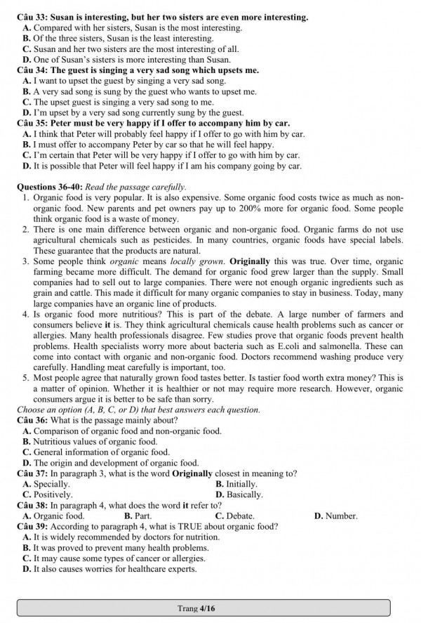 Có gì mới trong đề thi mẫu đánh giá năng lực ĐH Quốc gia TP.HCM 2023?