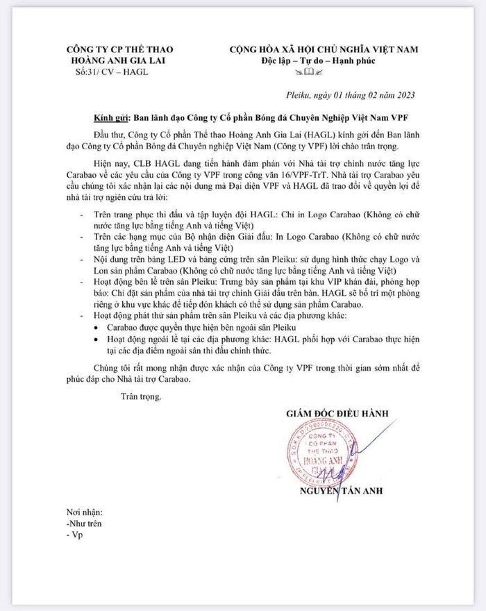 Hoàng Anh Gia Lai đưa ra phương án để được dự V.League 2023