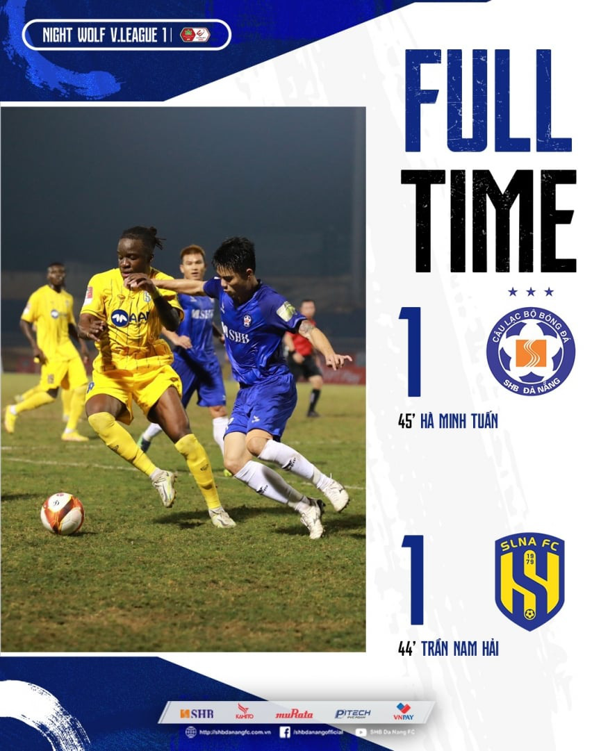 Sông Lam Nghệ An chia điểm đáng tiếc trên sân Vinh Sông Lam Nghệ An chia điểm đáng tiếc trên sân Vinh